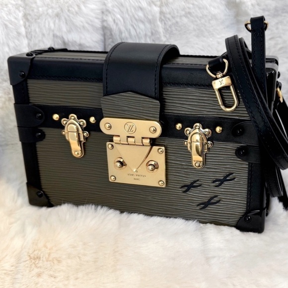 Louis Vuitton Epi Petite Malle Khaki Fango Bag - Picture 1 of 14